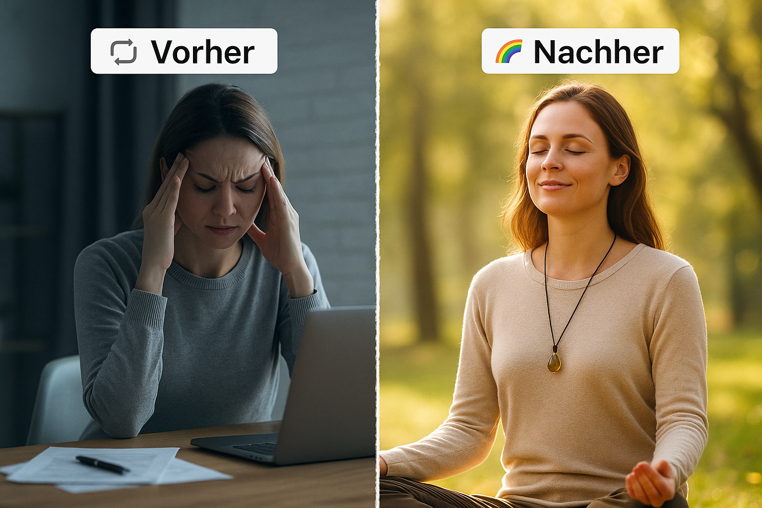 Vorher-Nachher Vergleich Pranatropfen
